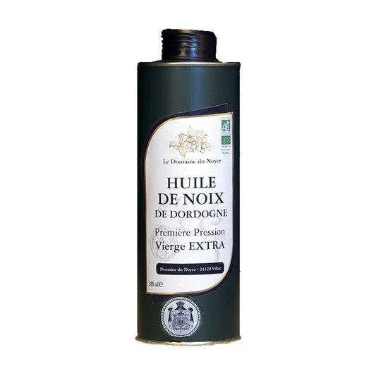 Bouteille d'huile de noix bio de Dordogne 250 ml, première pression à froid