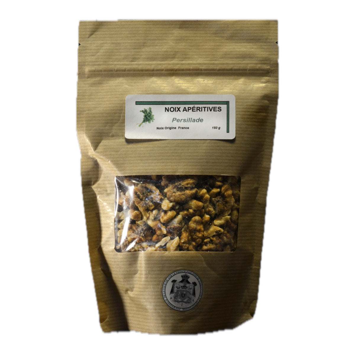 Cerneaux de noix apéritifs à la persillade, sachet 150 g Photo Jérôme Hutin.