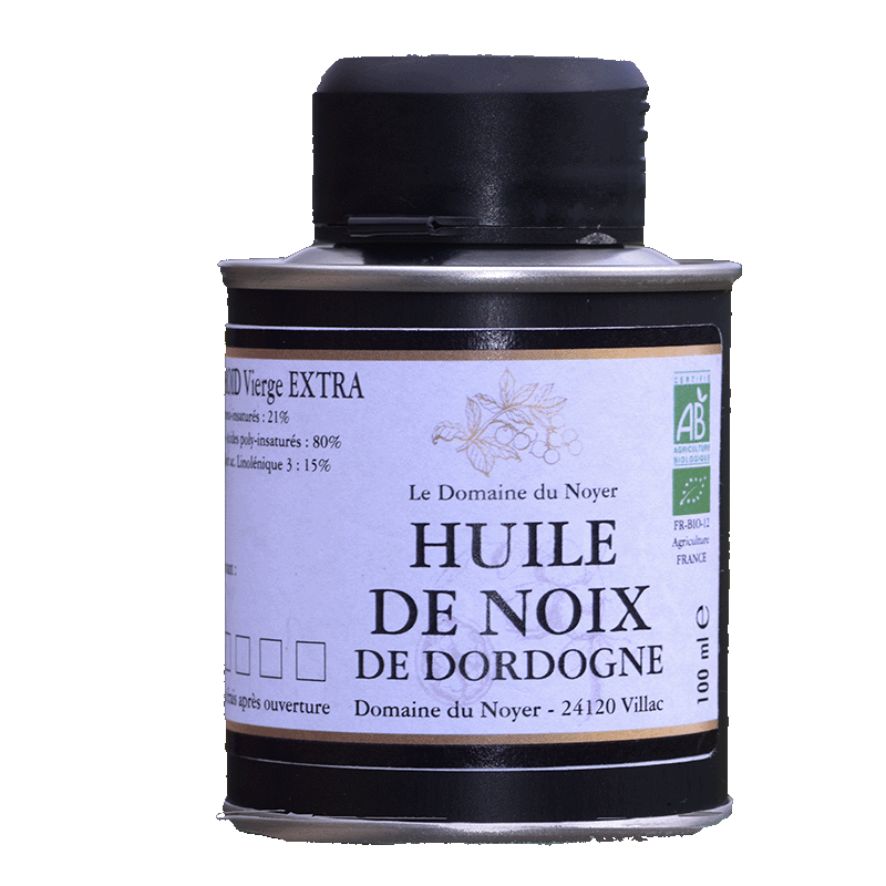 Huile de Noix Bio 100 ml pressée à froid